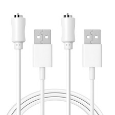 OVECIOPO 2PCS Rose Charger Magnetic Charging Cables USB 2.7 feet, White picture