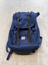 Herschel Supply Co. 21” Little America backpack Laptop bag Padded Blue Canvas picture