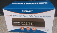 INTELLINET 2-Port Gigabit HIgh-Power PoE+ Extender Repeater picture