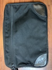 Vintage LL Bean Laptop Case/Bag w/Leather Trim 11