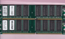 1GB 2x512MB PC-3200 DDR-400 PNY 64WPD DDR1 Desktop Ram Memory Kit PC3200 184-Pin picture
