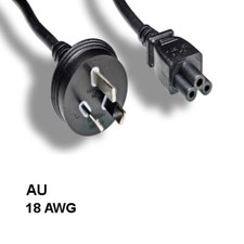 LOT10 6' AU Australia 3 Prong Notebook AC Power Cord IEC60320 C5 to AS/NZS 4417 picture