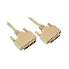 3ft SCSI Cable for Original Apple Mac MacIntosh & Mac+ DB25 MALE to FEMALE picture