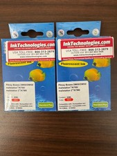 2PK 797-0 for Pitney Bowes K700 Flourescent Red Ink Cartridge MailStation K700 picture