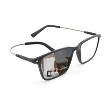 Blue Light Blocking Glasses Photochromic Gray Transition Sunglasses for Men a... picture