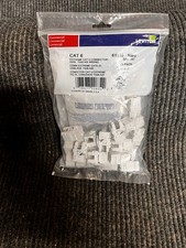 Leviton 61110-BW6 Extreme Cat 6 QuickPort Connector White 25-Pack New Sealed picture