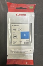 GENUINE Canon PFI-102 Cyan for imagePROGRAF iPF500 iPF600 iPF700 iPF760 iPF765 picture