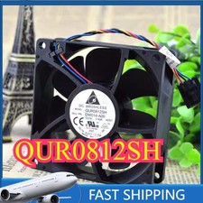 QUR0812SH 1PCS NEW Delta 80mm x 25mm Cooling Fan PWM DC12V 0.50A 4Pin Fast ship picture