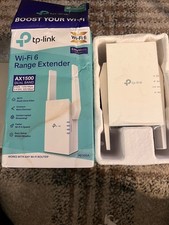 TP-LINK RE505X AX1500 Dual-Band Wireless Wi-Fi Extender 2.4/5GHz White picture