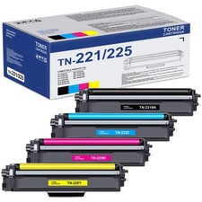 MOLIMER TN225 Toner Cartridges High Yield Replacement Brother TN221 TN-225 picture