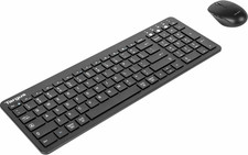 Midsize Multi-Device Bluetooth Keyboard and Mouse Bundle - Compatible with Chrom picture