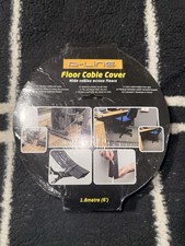 D-Line 6ft Floor Cord Cover Floor Cable Protector Extension Cord Cover Black picture