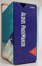 Vintage ALDUS ADOBE PAGEMAKER 5 Apple Macintosh Big Box OFFICE Mac Software picture