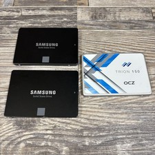Lot of 3 SSD 2.5” HDD Samsung 500gb 870 Evo, 500gb 850 Evo And OCZ 480gb picture