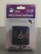 BRAND NEW SIIG USB 2.0 Smart Card Reader Black picture