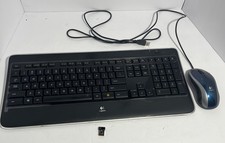Logitech K800 Wireless Keyboard & Dongle + Logitech X3 mouse-BOTH tested& works picture