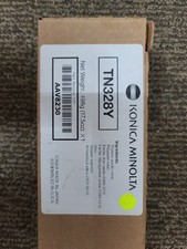 Konica Minolta TN328Y Yellow Toner AAV823H 250g Genuine New OEM ^ picture