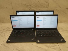 Lot of 4 Lenovo ThinkPad L14 i5 10th Gen 16GB RAM Good Batteries AC Tested picture