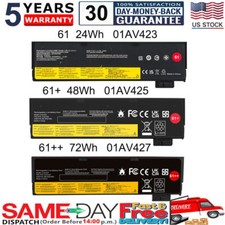 ✅For Lenovo 72Wh 61++ 01AV427 Battery ThinkPad T470 T480 T570 T580 P51s P52s NEW picture