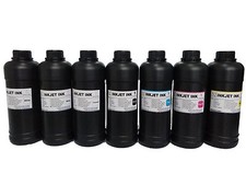 7x500ml ND® Premium LED UV Curable inkjet inks for DX5 DX7 printhead printer picture