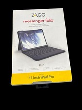 ZAGG Ultra Slim Messenger Folio Tablet Keyboard Case for Apple iPad Pro 11