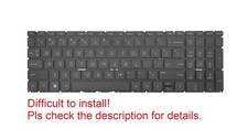 Original US Black Keyboard for HP 17-cp0000 Non-Backlit picture