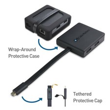 Cable Matters 4K USB-C Dock Multi Port Adapter w/HDMI/DP/VGA/USB 2.0/For Mac picture