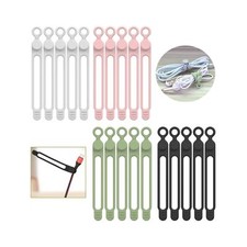 [20Park]UMUST Silicone Cable Ties,Reusable Cable Management Organizer, Multip... picture