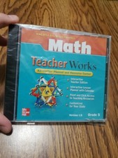 Teacher Works / MATH - Grade 5 Macmillan/McGraw-Hill CD-ROM / PC Version 1.5 New picture