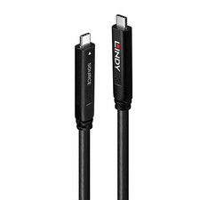 Lindy 8m USB 3.2 Gen 1 and DP 1.4 Type C Hybrid Cable picture
