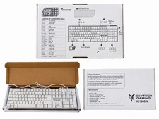 Sky tech Gaming Keyboard k-1000W Brand New picture