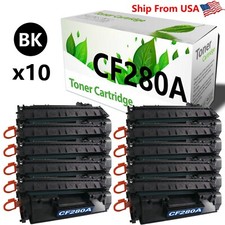 10PK CF280A 280A Toner Cartridge for Laser Jet Pro 400 M401dw picture