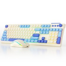 Combo de teclado y ratón inalámbricos para juegos con retroiluminación RGB picture