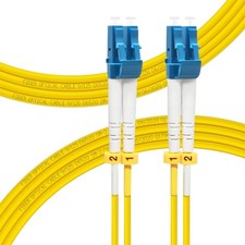 5M/16ft OS2 LC to LC Fiber Patch Cable | Length Options: 0.2m-200m | 1G/10GB ... picture