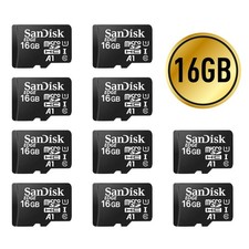 SanDisk EDGE 16GB microSDHC, Class10, U1, A1, UHS-I Memory Card, 10-Pack (M.Ref) picture