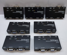 StarTech ST122UTPA/C5F6E1D637 VGA Video and Audio Mini Extender W/ AC Lot Of 7 picture
