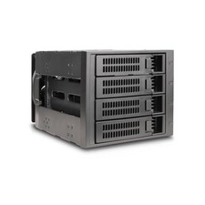 Bay Hot Swap Drive Cage 3x5.25 to 4x3.5/2.5 SATA SAS 120mm Fan picture