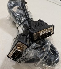 Lot of 100 VGA to VGA Cable 6ft 1080p HD Male to Male Monitor Laptop PC Computer picture