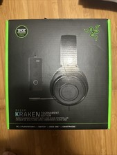 Razer Kraken Tournament Ed. Wired Gaming Headset With USB Audio Controller Black picture