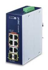 Planet W125796063 IGS-824UPT IP30 Industrial 4-Port 10/100/1000T 95W 802.3b ~E~ picture
