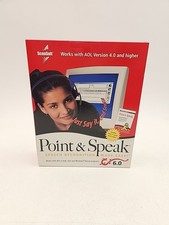 AOL Dragon Systems Point &Speak Windows 95/98/NT/2000 XP BIG BOX PC NEW SEALED picture