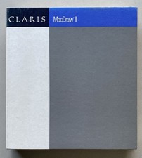Claris MacDraw II Manual (1988 Spiral-Bound Hardcover) picture