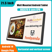 Ultra-thin 21.5 Inch Wall Mount Android 14 Tablet Touch Screen Display 8-core CP picture