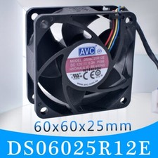 1PC NEW AVC DS06025R12E 6025 60x60x25mm 12V 0.20A 4PIN Cooling Fan Fast Shipping picture