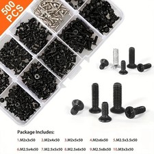 500Pcs Laptop Computer Screws Set Kit For HP Dell Lenovo Sony Toshiba SAMSUNG picture