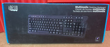 Adesso Multimedia Keyboard AKB-132PB ✅❤️✅❤️ BRAND NEW FACTORY SEALED picture