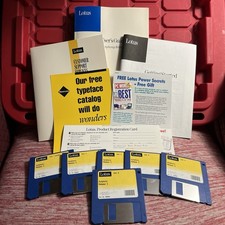 Lotus Symphony Release 3 DOS 3.5” Disks Pre Owned Untested Vintage 1992 picture