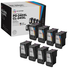 LD  Canon Reman PG240XL 5206B001 CL241XL 5208B001 8pk HY Ink Cartridges picture