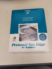 Vintage 1992 + 1993 Parsons Personal Tax Edge software 3.5