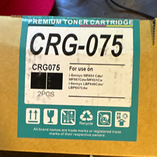 CRG-075 Black Compatible Toner Cartridge 2-Pack for Canon Laser Printers picture